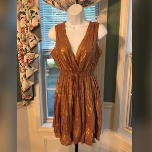 Gold Shimmer Dress